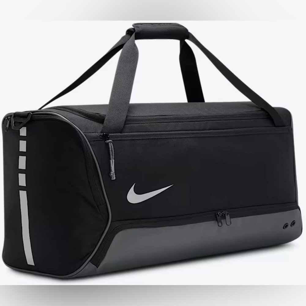 New 57L Nike Hoops Elite Duffel Duffle Bag Backpack Black Gym Travel DX9789-010
